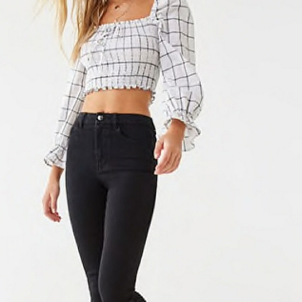 Denim BLACK Forever 21 Skinny Jean Size 26